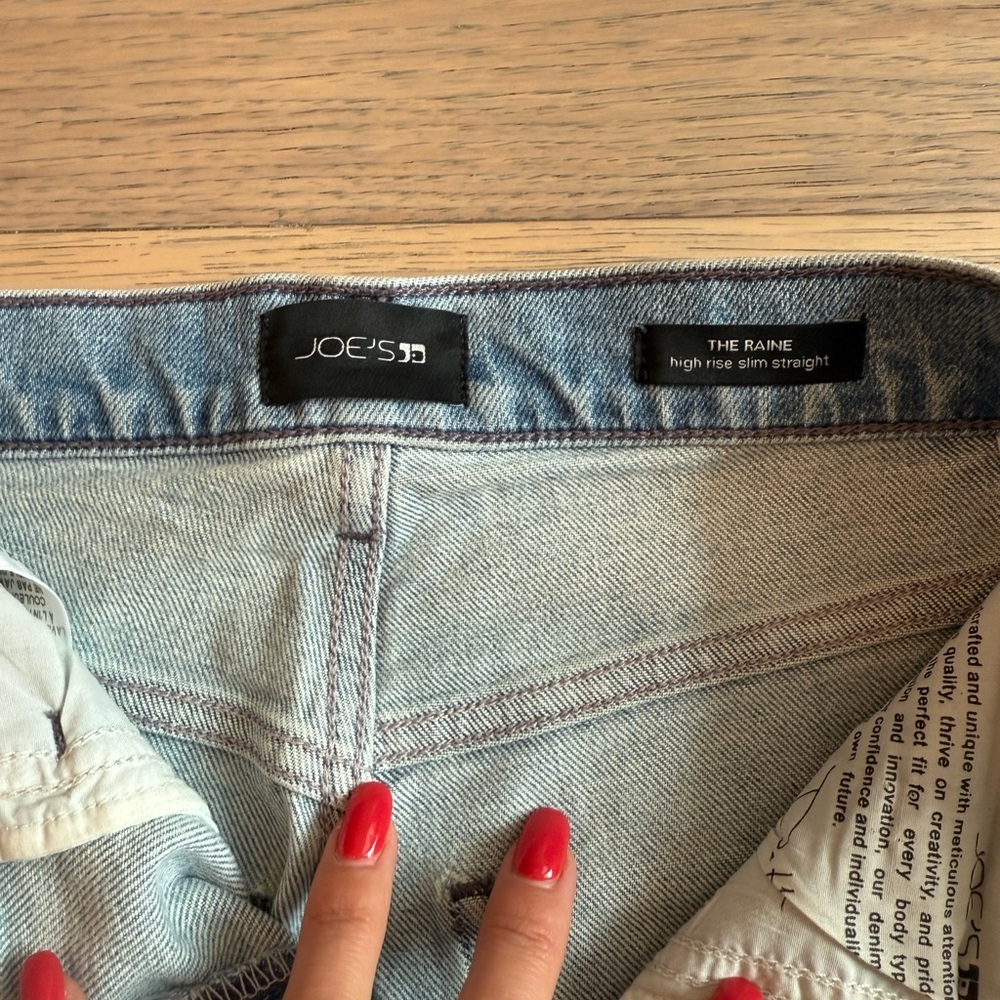 Joe's Jeans The Raine High Rise Slim Straight - Picture 2 of 5